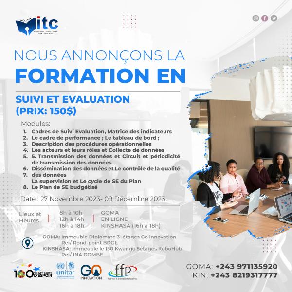 Formation en SuiviEvaluation  de projets MEAL 